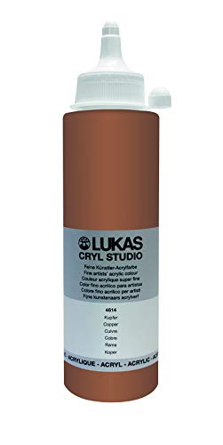 Lukas Cryl Studio 250 ml, Acrylfarbe in Premium-Qualität, Kupfer von LUKAS