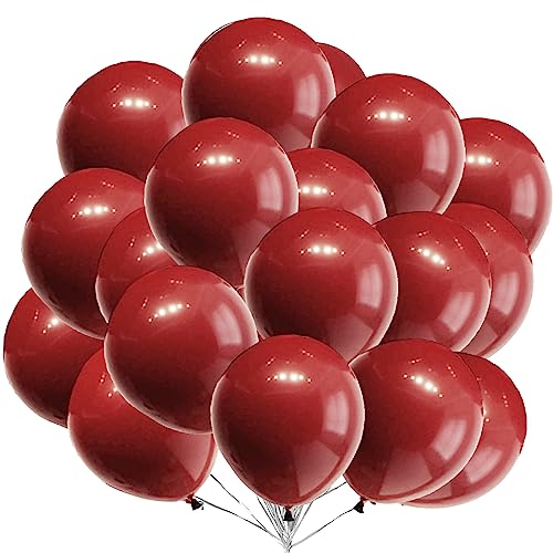 Rot Luftballon Girlande Set, 100 Stück 10 Zoll Rot Latex Ballons, Rot Partydekoration Geeignet für Geburtstage Hochzeit Valentinstag Graduierung Kommunion Thema Partys von LUKIUP
