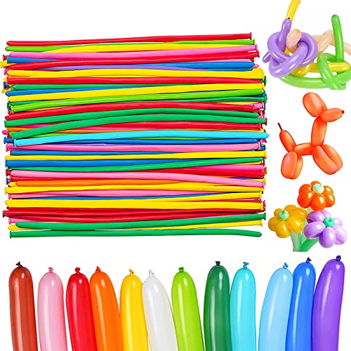 LUKIUP Modellierballons, 100 pcs Lange Bunte Ballons, Modeling Balloons Long Magic, Bunt Luftballon Tiere Für Geburtstage Veranstaltungen Dekoration, Partys, Hochzeiten Zauberballons LUKIUP Modellierballons, 100 pcs Lange Bunte Ballons, Modeling Balloons Long Magic, Bunt Luftballon Tiere Für Geburtstage Veranstaltungen Dekoration, Partys, Hochzeiten Zauberballons von LUKIUP