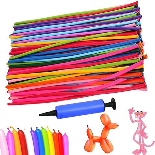 Modellier Luftballon,50/100/200 pcs Lange Bunte Ballons mit Luftpumpe,Modeling Balloons Long Magic,Bunt Modellierballons Für Geburtstage Veranstaltungen Dekoration,Partys,Hochzeiten Zauberballons(200) Modellier Luftballon,50/100/200 pcs Lange Bunte Ballons mit Luftpumpe,Modeling Balloons Long Magic,Bunt Modellierballons Für Geburtstage Veranstaltungen Dekoration,Partys,Hochzeiten Zauberballons(200) von LUKIUP