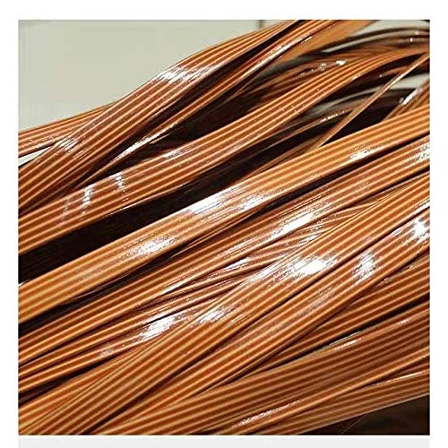 LUKKC 500g Wicker Repair Material Kit Wasserdichtes Kunststoff-Rattan-Reparaturmaterial Flaches Braunes Gewebtes Rattan Für Gartenmöbel Und Rattanstuhl Sofakorb Ersatz (Color : E) von LUKKC