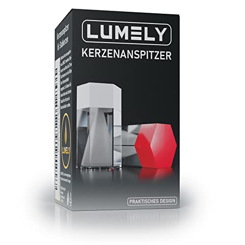 LUMELY Kerzenanspitzer für Stabkerzen, Spitzkerzen und Tafelkerzen von 10mm bis 27mm Durchmesser inkl. Auffangschale für Kerzenwachs in versch. Farben - Maße: 7,5 x 5 cm LUMELY Kerzenanspitzer für Stabkerzen, Spitzkerzen und Tafelkerzen von 10mm bis 27mm Durchmesser inkl. Auffangschale für Kerzenwachs in versch. Farben - Maße: 7,5 x 5 cm von LUMELY