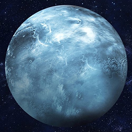 Im Dunkeln nachleuchtende Planeten Sticker/Wandtattoos (30 cm, Uranus) von LUMENTICS