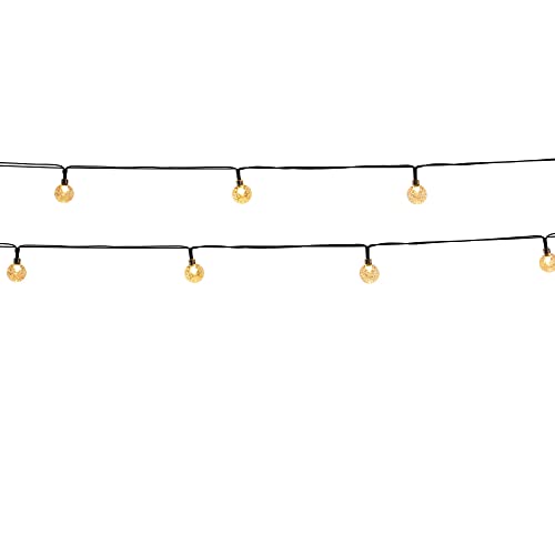 LUMI JARDIN Solar-Lichterkette, 20 glitzernde Kugeln, LED, warmweiß, 5,8 m LUMI JARDIN Solar-Lichterkette, 20 glitzernde Kugeln, LED, warmweiß, 5,8 m von LUMI JARDIN