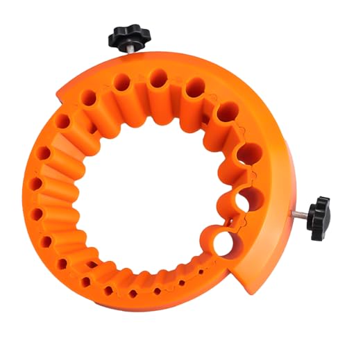 LUMOOM Bohrerschärfer Werkzeug, 2 Bis 13 mm Drill Bits Zum 125 mm Bohrer Schleifen Winkelschleifer, mehrzweck-bohrerschärfer, bohrer-schleifaufsatz, alte Bohrerschleifmaschine (Orange) von LUMOOM