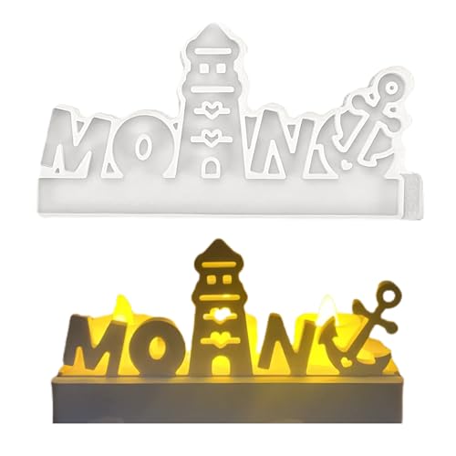 LUMOOM Silikonformen Gießformen, Maritime Leuchtturm Silikonform, Maritim Gießform Silikon, Silikonform Sommer, für Wohnzimmer Heimdekoration, Halloween, Weihnachten, Osterdekorationen LUMOOM Silikonformen Gießformen, Maritime Leuchtturm Silikonform, Maritim Gießform Silikon, Silikonform Sommer, für Wohnzimmer Heimdekoration, Halloween, Weihnachten, Osterdekorationen von LUMOOM