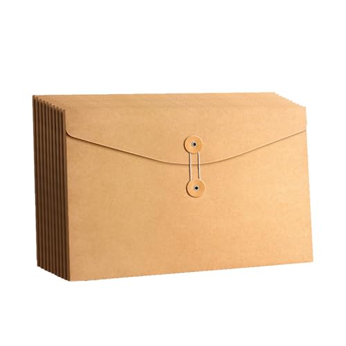 Dokumententasche 10 Stück A4 Präsentationsmappe A5 Mappen Kraftpapier Ordner Mappen Umschläge Brieftasche Umschläge Datei-Organizer Pappe Aktenordner Ordnungsmappe für Büro Schule Zuhause Dokumententasche 10 Stück A4 Präsentationsmappe A5 Mappen Kraftpapier Ordner Mappen Umschläge Brieftasche Umschläge Datei-Organizer Pappe Aktenordner Ordnungsmappe für Büro Schule Zuhause von LUMoony
