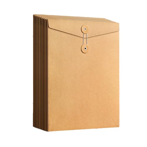 Dokumententasche 10 Stück A4 Präsentationsmappe A5 Mappen Kraftpapier Ordner Mappen Umschläge Brieftasche Umschläge Datei-Organizer Pappe Aktenordner Ordnungsmappe für Büro Schule Zuhause Dokumententasche 10 Stück A4 Präsentationsmappe A5 Mappen Kraftpapier Ordner Mappen Umschläge Brieftasche Umschläge Datei-Organizer Pappe Aktenordner Ordnungsmappe für Büro Schule Zuhause von LUMoony