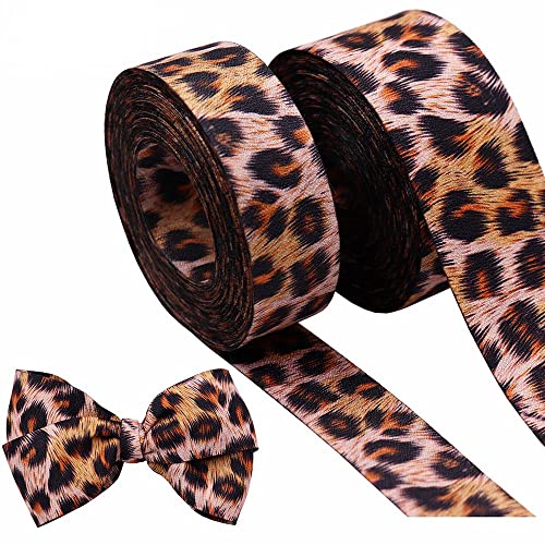 LUMoony 1 Yards/Rolle Leopardenmuster Ripsband Gurtband Leopard Sackleinen Wired Edge Ribbons Utility Strap Für Outdoor-Aktivitäten, Basteln, Hundeleinen DIY Handwerk Dekorbedarf LUMoony 1 Yards/Rolle Leopardenmuster Ripsband Gurtband Leopard Sackleinen Wired Edge Ribbons Utility Strap Für Outdoor-Aktivitäten, Basteln, Hundeleinen DIY Handwerk Dekorbedarf von LUMoony