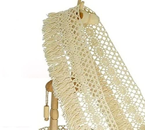 LUMoony 1 Yards 4 cm breit Baumwoll-Spitzenborte Spitzenborte Vintage-Spitzenband Spitzenband für Handwerks-Baumwollspitzen-Nähborten-Band-Spitze mit Fransen aus Baumwolle LUMoony 1 Yards 4 cm breit Baumwoll-Spitzenborte Spitzenborte Vintage-Spitzenband Spitzenband für Handwerks-Baumwollspitzen-Nähborten-Band-Spitze mit Fransen aus Baumwolle von LUMoony