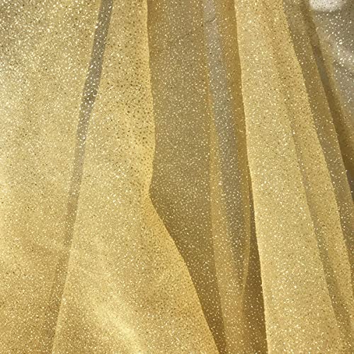 LUMoony 150cm Breit Netzstoff Tüll Decor Sparkly Glitzernder Stoff Pailletten-Stoff für DIY-Hochzeitskleider Halbrock Kleid Tischkleidung Hintergrund von LUMoony
