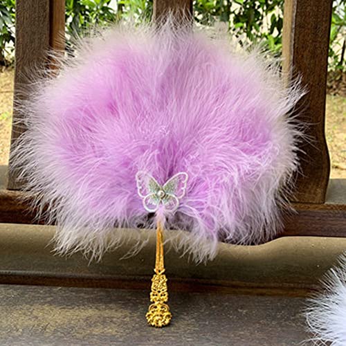 LUMoony 1Pcs Handfächer Hochzeit Fächer Feder Handfächer Retro Vintage Faltfächer Chinesischer Stoff Fächer Folding Handheld Feather Fan für Tanz, Party, Hochzeit Geschenke, DIY Dekoration LUMoony 1Pcs Handfächer Hochzeit Fächer Feder Handfächer Retro Vintage Faltfächer Chinesischer Stoff Fächer Folding Handheld Feather Fan für Tanz, Party, Hochzeit Geschenke, DIY Dekoration von LUMoony