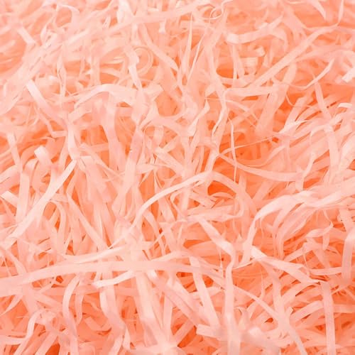 LUMoony 500g Raffia Geschreddertes Papier Füllmaterial Geschreddertes Aus Papier Gramm zerkleinertes Papier Kraftpapier Raffia Geschenkpapier Ostergras für DIY Party Geschenkdekoration Korbfüllung von LUMoony