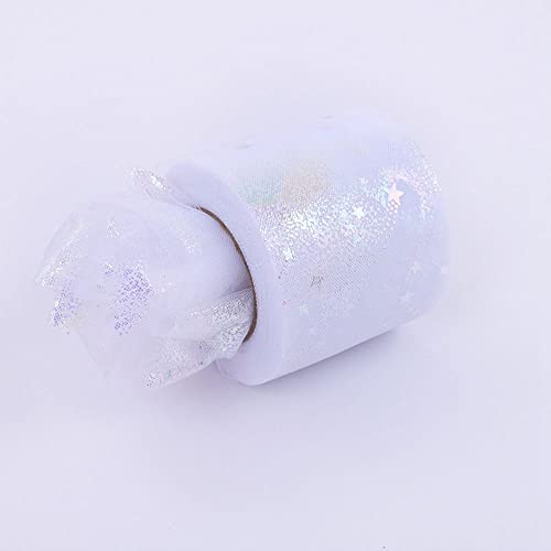 LUMoony 8 cm * 25 Yard Glitter Tüll Rollen Glitter Sheer Chiffonband Organzaband Pailletten Tüll Netting FabricTulle für Tischläufer Stuhl Schärpe Schleife Haustier Tutu Rock Nähen Basteln LUMoony 8 cm * 25 Yard Glitter Tüll Rollen Glitter Sheer Chiffonband Organzaband Pailletten Tüll Netting FabricTulle für Tischläufer Stuhl Schärpe Schleife Haustier Tutu Rock Nähen Basteln von LUMoony