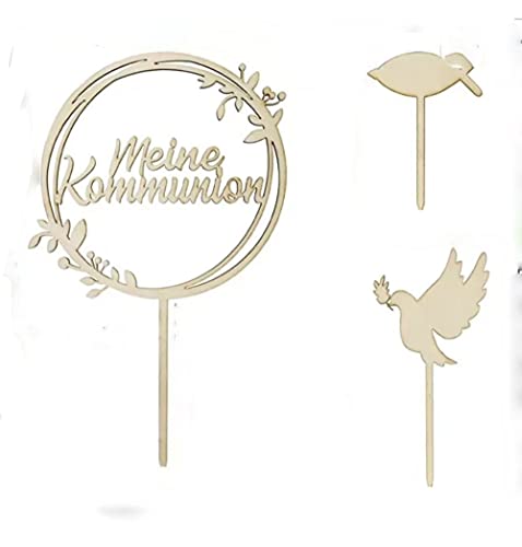 LUMoony Alles Gute zur Konfirmation Cake Topper 1Pcs Taufe Holz Tortendeko Cake Topper Taufe Tortendeko Party Dekoration für Junge Mädchen Tortenstecker Holz Personalisiert Cupcake Deko LUMoony Alles Gute zur Konfirmation Cake Topper 1Pcs Taufe Holz Tortendeko Cake Topper Taufe Tortendeko Party Dekoration für Junge Mädchen Tortenstecker Holz Personalisiert Cupcake Deko von LUMoony