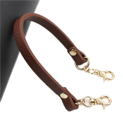 LUMoony Geldbörsenriemen Aus PU Leder 30cm Druckknopf Leder Taschenriemen Taschengriffe Leder Für Kurze Taschengriff Ersatz Herstellungszubehör Taschenhenkel Ersatz Gürtel DIY Taschenzubehör von LUMoony