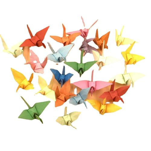 LUMoony Origami Papierkrane 100 Stück 7cm Handgefertigt gefaltet Origami-Papier Für Hochzeitsfeier Hintergrund Home Decor Origami Kraniche Origami-Papier-Kraniche LUMoony Origami Papierkrane 100 Stück 7cm Handgefertigt gefaltet Origami-Papier Für Hochzeitsfeier Hintergrund Home Decor Origami Kraniche Origami-Papier-Kraniche von LUMoony