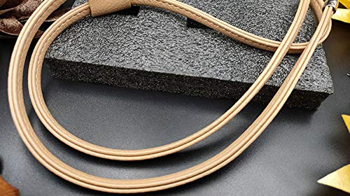 MoonyLI Beuteltasche PU Lederschnur Slide String Keeper Lederband Leder Kordelzug Länge 100cm von LUMoony