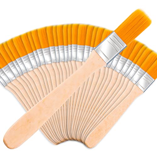 LUNEKUCK Kleine Pinselset 30 STK. Malerpinsel 1,4cm Pinsel flach Lackpinsel Farbe Streichen Pinsel 13cm lang Fensterpinsel Flachpinsel mit Holzgriff Lasurpinsel für Kunst Malerbedarf Malerei DIY LUNEKUCK Kleine Pinselset 30 STK. Malerpinsel 1,4cm Pinsel flach Lackpinsel Farbe Streichen Pinsel 13cm lang Fensterpinsel Flachpinsel mit Holzgriff Lasurpinsel für Kunst Malerbedarf Malerei DIY von LUNEKUCK