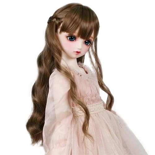LUNYY 1/3 1/4 1/6 Bjd SD Puppe Haar Hochtemperaturfaser Synthetische Puppe Perücke Puppenzubehör von LUNYY