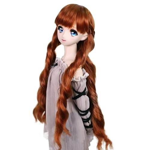 LUNYY 1/3 1/4 1/6 Bjd SD Puppe Haar Hochtemperaturfaser Synthetische Puppe Perücke Puppenzubehör von LUNYY