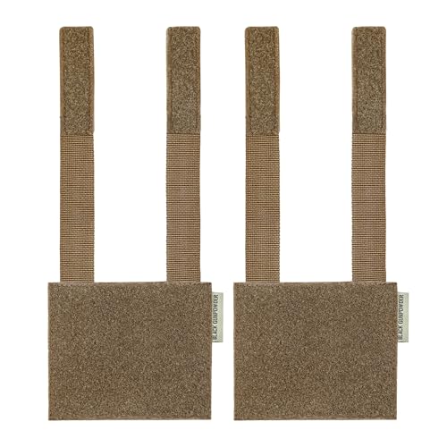 Molle Haken und Schleife Klettverschlüsse Panel Taktische Moral Patches Bord Ungerade Anzahl Für DIY Patch Abzeichen (Coyote Brown) von LUNZHAN