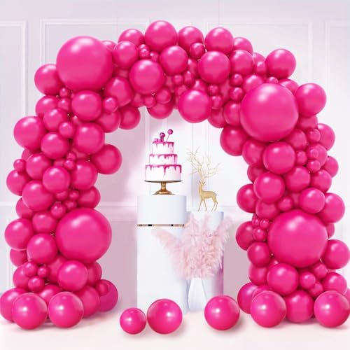 Luftballons Rosa, 130 Stück Ballon Girlande Hot Rosa, 18 12 10 5 Zoll Helium Luftballon Girlande Fuchsia Rosa, Rosa Rot Luftballons Geburtstag Mädchen Hochzeit Verlobung Valentinstag Party Dekorarion Luftballons Rosa, 130 Stück Ballon Girlande Hot Rosa, 18 12 10 5 Zoll Helium Luftballon Girlande Fuchsia Rosa, Rosa Rot Luftballons Geburtstag Mädchen Hochzeit Verlobung Valentinstag Party Dekorarion von LUOBITO