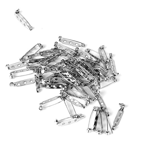 LUOEM 100 Stück 25mm Broschennadeln Sicherheitsnadel Edelstahl LUOEM 100 Stück 25mm Broschennadeln Sicherheitsnadel Edelstahl von LUOEM