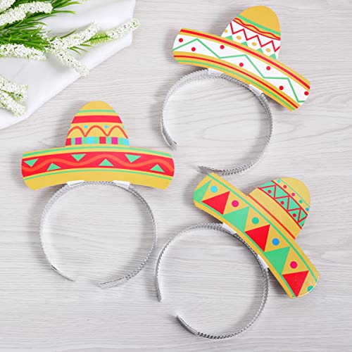 Luoem Kopfband 6 Stück Fünf Mayo Party bunt Hut Headbands Zubehör Luoem Kopfband 6 Stück Fünf Mayo Party bunt Hut Headbands Zubehör von LUOEM