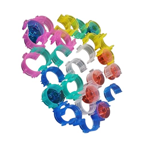 LUOFANG 20 Stück Spulenklemmenhalter, Fadenorganisation, Spulenhalter Clips, Silikon Spulenhalter, Fadenhalter für Stickereien LUOFANG 20 Stück Spulenklemmenhalter, Fadenorganisation, Spulenhalter Clips, Silikon Spulenhalter, Fadenhalter für Stickereien von LUOFANG