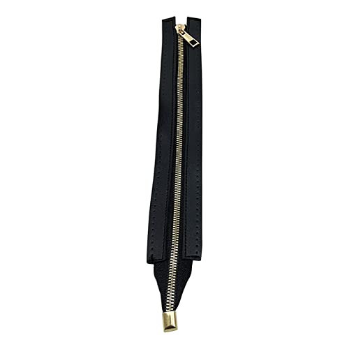 LUOFANG 30 cm PU-Leder mit Löchern, Metall-Reißverschluss, DIY-Reißverschluss, Ersatz-Hardware, Reißverschluss-Zubehör zum Nähen von Handtaschen LUOFANG 30 cm PU-Leder mit Löchern, Metall-Reißverschluss, DIY-Reißverschluss, Ersatz-Hardware, Reißverschluss-Zubehör zum Nähen von Handtaschen von SYNYEY