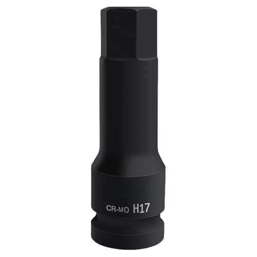 LUOFENG 22 mm Sechskant-Bit-Stecknuss, 1,27 cm Schlagantrieb, CR MO, Stahl, Phosphat, schwarzes Finish, für Automechaniker und Reparaturarbeiten LUOFENG 22 mm Sechskant-Bit-Stecknuss, 1,27 cm Schlagantrieb, CR MO, Stahl, Phosphat, schwarzes Finish, für Automechaniker und Reparaturarbeiten von LUOFENG