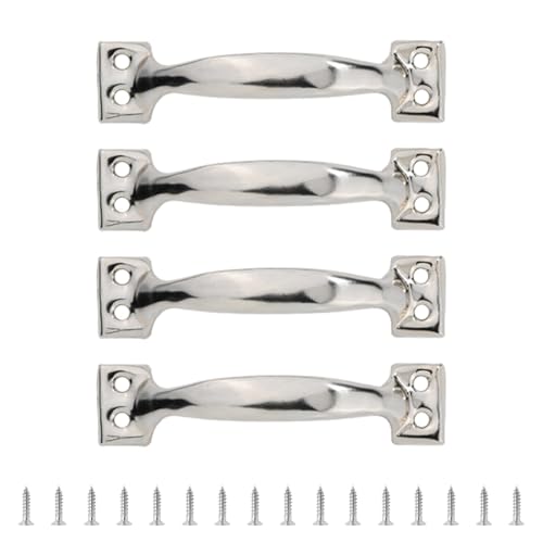 LUOFENG 4 Stück Scheunentürgriffe Schwarz Torgriffe Möbelgriff Türknauf Griff für Küchentür Garten Schuppen Holzschrank Schublade LUOFENG 4 Stück Scheunentürgriffe Schwarz Torgriffe Möbelgriff Türknauf Griff für Küchentür Garten Schuppen Holzschrank Schublade von LUOFENG
