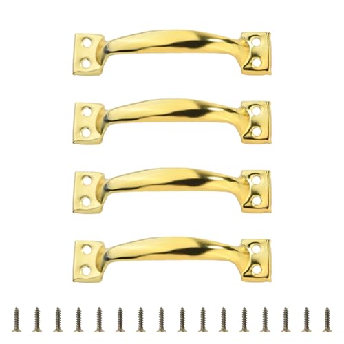 LUOFENG 4 Stück Scheunentürgriffe Schwarz Torgriffe Möbelgriff Türknauf Griff für Küchentür Garten Schuppen Holzschrank Schublade LUOFENG 4 Stück Scheunentürgriffe Schwarz Torgriffe Möbelgriff Türknauf Griff für Küchentür Garten Schuppen Holzschrank Schublade von LUOFENG