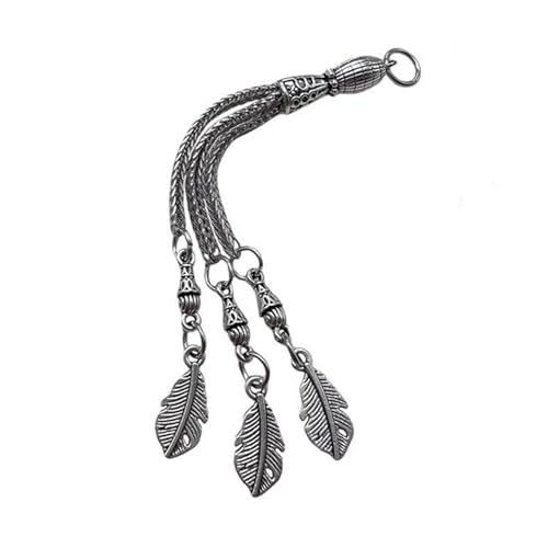 LUOFENG Antike versilberte Halsketten-Anschlüsse,Metallbürsten,Anhänger-Zubehör,DIY handgefertigte Schmuckherstellung von LUOFENG
