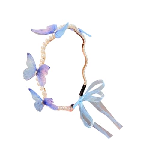 LUOFENG Luxuriöse Krone Haarreifen Schmetterling Geburtstag Party Elegant Festzug Wassertropfen Perlen Mädchen Hochzeit Kostüm Kopfbedeckung LUOFENG Luxuriöse Krone Haarreifen Schmetterling Geburtstag Party Elegant Festzug Wassertropfen Perlen Mädchen Hochzeit Kostüm Kopfbedeckung von LUOFENG