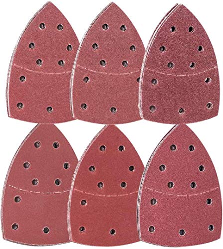 72-Teilige SchleifbläTter, Maus- Und Schleifen-Schleifpads Schleifpapier FüR Mehrfachschleifer, Je 12 StüCk Verschiedene KöRnungen 40/60/80/120/180/240, EinschließLich Aller KöRnungen, Grob Bis Fein 72-Teilige SchleifbläTter, Maus- Und Schleifen-Schleifpads Schleifpapier FüR Mehrfachschleifer, Je 12 StüCk Verschiedene KöRnungen 40/60/80/120/180/240, EinschließLich Aller KöRnungen, Grob Bis Fein von LUOGE
