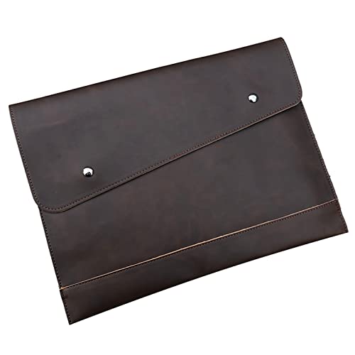 LUOHANGE Dokumentenmappe aus PU-Leder im Vintage-Stil, 34,3 cm, Manila-Clutch, Dokumentenmappe, Lhg22 Dunkelbraun, 13.4x9.8x0.2in LUOHANGE Dokumentenmappe aus PU-Leder im Vintage-Stil, 34,3 cm, Manila-Clutch, Dokumentenmappe, Lhg22 Dunkelbraun, 13.4x9.8x0.2in von LUOHANGE