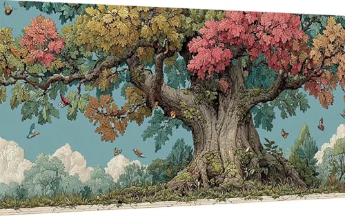 Diamond Painting Baum Diamond Painting XXL 30x60cm, 5D Crystal Art Landschaft Muster DIY Eckige Steine Vollbohrer Mosaik Bastelset Erwachsene für Zimmer Deko Wohnzimmer, Wanddeko, Geschenke -ly2507IV Diamond Painting Baum Diamond Painting XXL 30x60cm, 5D Crystal Art Landschaft Muster DIY Eckige Steine Vollbohrer Mosaik Bastelset Erwachsene für Zimmer Deko Wohnzimmer, Wanddeko, Geschenke -ly2507IV von LUOLYYEI