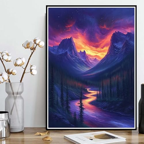 Diamond Painting Berg Diamond Painting XXL 100x135 cm, 5D Crystal Art Landschaft Muster DIY Runden Steine Vollbohrer Mosaik Bastelset Erwachsene für Zimmer Deko Wohnzimmer, Geschenke -ly2508206 Diamond Painting Berg Diamond Painting XXL 100x135 cm, 5D Crystal Art Landschaft Muster DIY Runden Steine Vollbohrer Mosaik Bastelset Erwachsene für Zimmer Deko Wohnzimmer, Geschenke -ly2508206 von LUOLYYEI