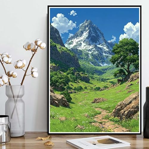 Diamond Painting Berg Diamond Painting XXL 60x80cm, 5D Crystal Art Natur Muster DIY Runden Steine Vollbohrer Mosaik Bastelset Erwachsene für Zimmer Deko Wohnzimmer, Geschenke für Frauen -ly250826M Diamond Painting Berg Diamond Painting XXL 60x80cm, 5D Crystal Art Natur Muster DIY Runden Steine Vollbohrer Mosaik Bastelset Erwachsene für Zimmer Deko Wohnzimmer, Geschenke für Frauen -ly250826M von LUOLYYEI