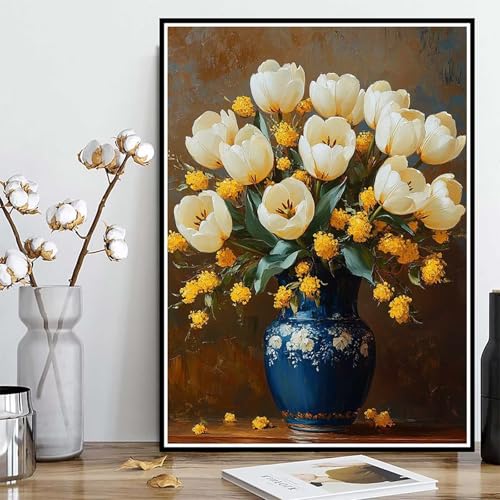 Diamond Painting Blume Diamond Painting XXL 40×50cm, 5D Crystal Art Vase Muster DIY Runden Steine Vollbohrer Mosaik Bastelset Erwachsene für Zimmer Deko Wohnzimmer, Geschenke für Frauen -ly25082J4 Diamond Painting Blume Diamond Painting XXL 40×50cm, 5D Crystal Art Vase Muster DIY Runden Steine Vollbohrer Mosaik Bastelset Erwachsene für Zimmer Deko Wohnzimmer, Geschenke für Frauen -ly25082J4 von LUOLYYEI