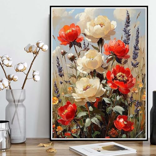 Diamond Painting Blume Diamond Painting XXL 60×80cm, 5D Crystal Art Blumen Muster DIY Runden Steine Vollbohrer Mosaik Bastelset Erwachsene für Zimmer Deko Wohnzimmer, Geschenke für Frauen -ly250826L Diamond Painting Blume Diamond Painting XXL 60×80cm, 5D Crystal Art Blumen Muster DIY Runden Steine Vollbohrer Mosaik Bastelset Erwachsene für Zimmer Deko Wohnzimmer, Geschenke für Frauen -ly250826L von LUOLYYEI
