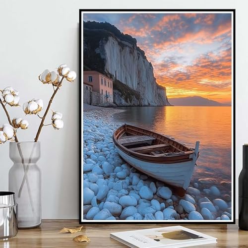 Diamond Painting Boot Diamond Painting XXL 60×80cm, 5D Crystal Art Landschaft Muster DIY Runden Steine Vollbohrer Mosaik Bastelset Erwachsene für Zimmer Deko Wohnzimmer, Geschenke -ly25082JA5U5 Diamond Painting Boot Diamond Painting XXL 60×80cm, 5D Crystal Art Landschaft Muster DIY Runden Steine Vollbohrer Mosaik Bastelset Erwachsene für Zimmer Deko Wohnzimmer, Geschenke -ly25082JA5U5 von LUOLYYEI