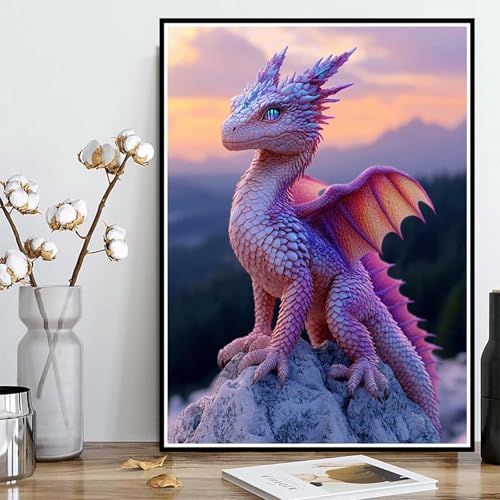 Diamond Painting Drachen Diamond Painting XXL 60x80 cm, 5D Crystal Art Tier Muster DIY Runden Steine Vollbohrer Mosaik Bastelset Erwachsene für Zimmer Deko Wohnzimmer, Geschenke für Frauen -ly2508273 Diamond Painting Drachen Diamond Painting XXL 60x80 cm, 5D Crystal Art Tier Muster DIY Runden Steine Vollbohrer Mosaik Bastelset Erwachsene für Zimmer Deko Wohnzimmer, Geschenke für Frauen -ly2508273 von LUOLYYEI