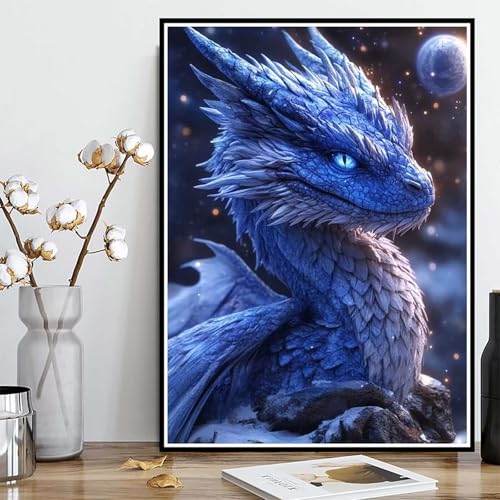 Diamond Painting Drachen Diamond Painting XXL 60x80cm, 5D Crystal Art Planet Muster DIY Runden Steine Vollbohrer Mosaik Bastelset Erwachsene für Zimmer Deko Wohnzimmer, Geschenke für Frauen -ly25082H6 Diamond Painting Drachen Diamond Painting XXL 60x80cm, 5D Crystal Art Planet Muster DIY Runden Steine Vollbohrer Mosaik Bastelset Erwachsene für Zimmer Deko Wohnzimmer, Geschenke für Frauen -ly25082H6 von LUOLYYEI