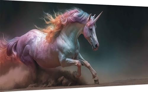 Diamond Painting Einhorn Diamond Painting XXL 90x180cm, 5D Crystal Art Tier Muster DIY Eckige Steine Vollbohrer Mosaik Bastelset Erwachsene für Zimmer Deko Wohnzimmer, Wanddeko, Geschenke -ly2507ZD Diamond Painting Einhorn Diamond Painting XXL 90x180cm, 5D Crystal Art Tier Muster DIY Eckige Steine Vollbohrer Mosaik Bastelset Erwachsene für Zimmer Deko Wohnzimmer, Wanddeko, Geschenke -ly2507ZD von LUOLYYEI