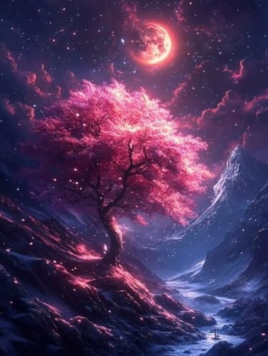 Diamond Painting Erwachsene, Diamond Painting Baum Crystal Art Sternenhimmel Muster 5D DIY Diamant Malerei Cross Stitch Stickerei Basteln Erwachsene Set für Deko Wohnzimmer 60x80 cm -ly25082PXH38 Diamond Painting Erwachsene, Diamond Painting Baum Crystal Art Sternenhimmel Muster 5D DIY Diamant Malerei Cross Stitch Stickerei Basteln Erwachsene Set für Deko Wohnzimmer 60x80 cm -ly25082PXH38 von LUOLYYEI