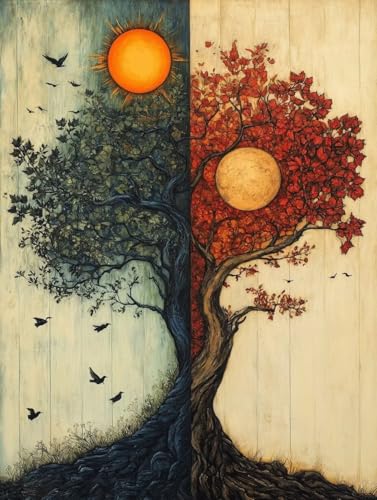 Diamond Painting Erwachsene, Diamond Painting Baum des Lebens Crystal Art Landschaft Muster 5D DIY Diamant Malerei Cross Stitch Stickerei Basteln Erwachsene Set für Deko Wohnzimmer 60×80cm -ly250828E Diamond Painting Erwachsene, Diamond Painting Baum des Lebens Crystal Art Landschaft Muster 5D DIY Diamant Malerei Cross Stitch Stickerei Basteln Erwachsene Set für Deko Wohnzimmer 60×80cm -ly250828E von LUOLYYEI
