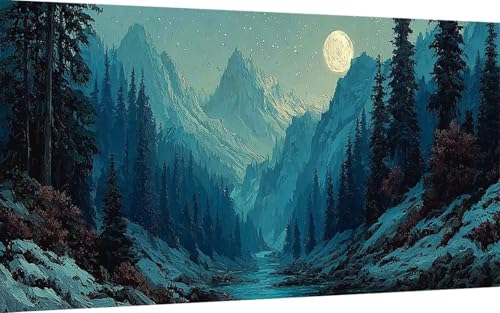 Diamond Painting Erwachsene, Diamond Painting Berg Crystal Art Landschaft Muster 5D DIY Diamant Malerei Cross Stitch Stickerei Basteln Erwachsene Set für Deko Wohnzimmer, Geschenke 40x80cm -ly2507J1 Diamond Painting Erwachsene, Diamond Painting Berg Crystal Art Landschaft Muster 5D DIY Diamant Malerei Cross Stitch Stickerei Basteln Erwachsene Set für Deko Wohnzimmer, Geschenke 40x80cm -ly2507J1 von LUOLYYEI